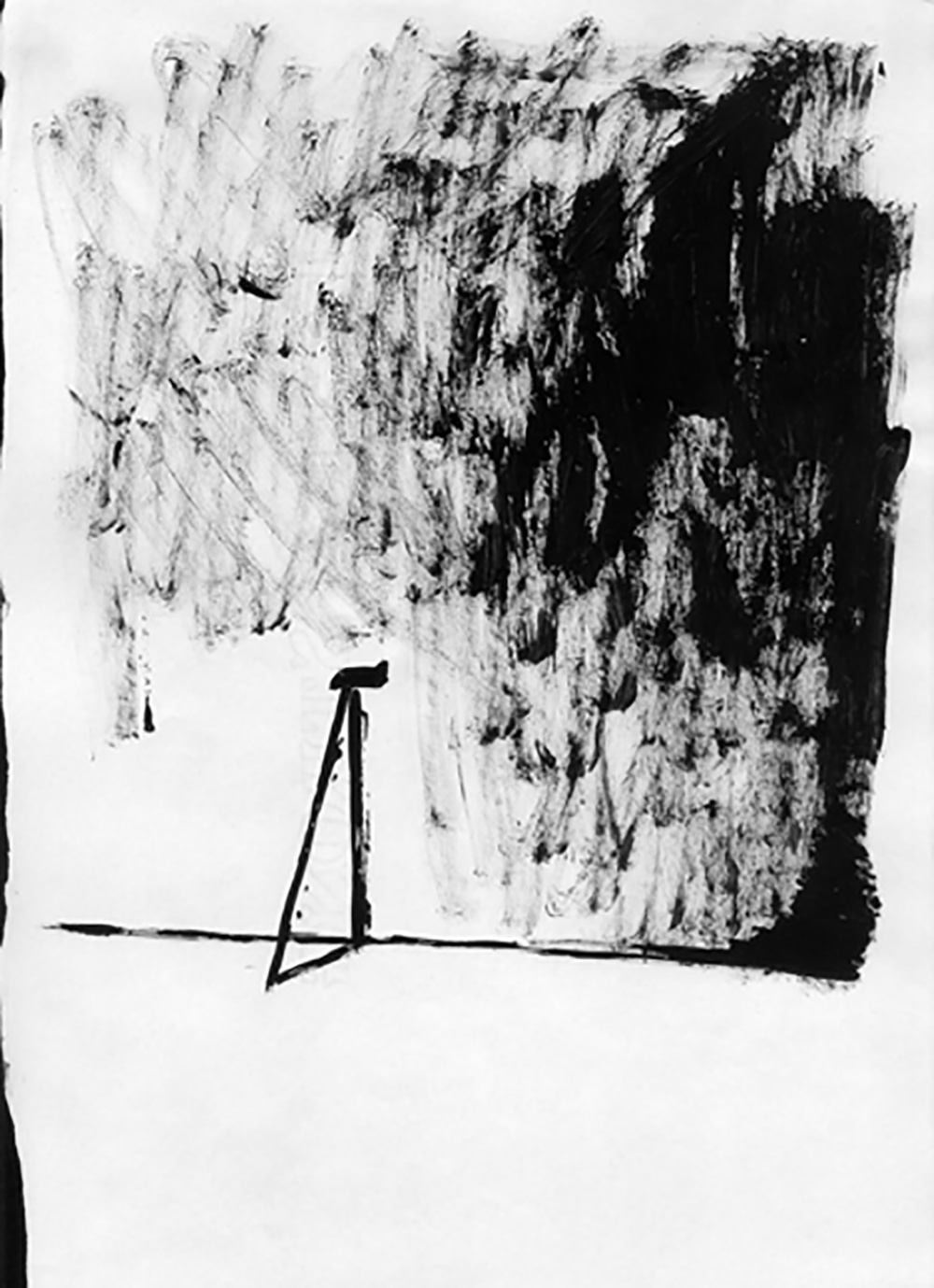 Walking Stick, A drawing by Guido Vrolix