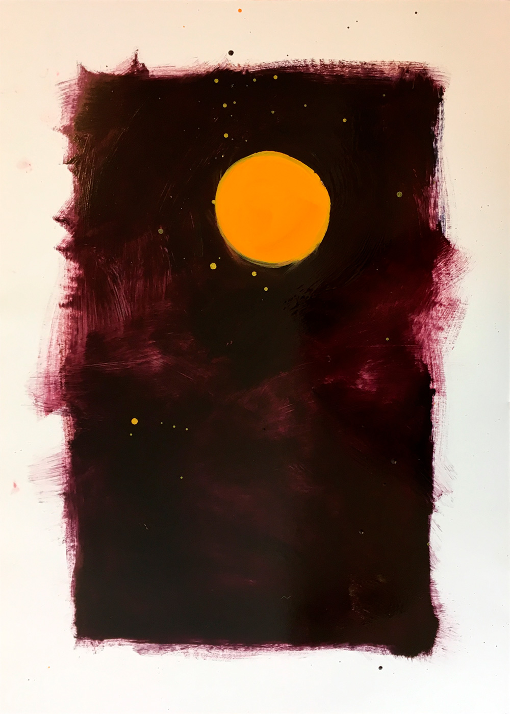 Sunset 2, a drawing by Guido Vrolix