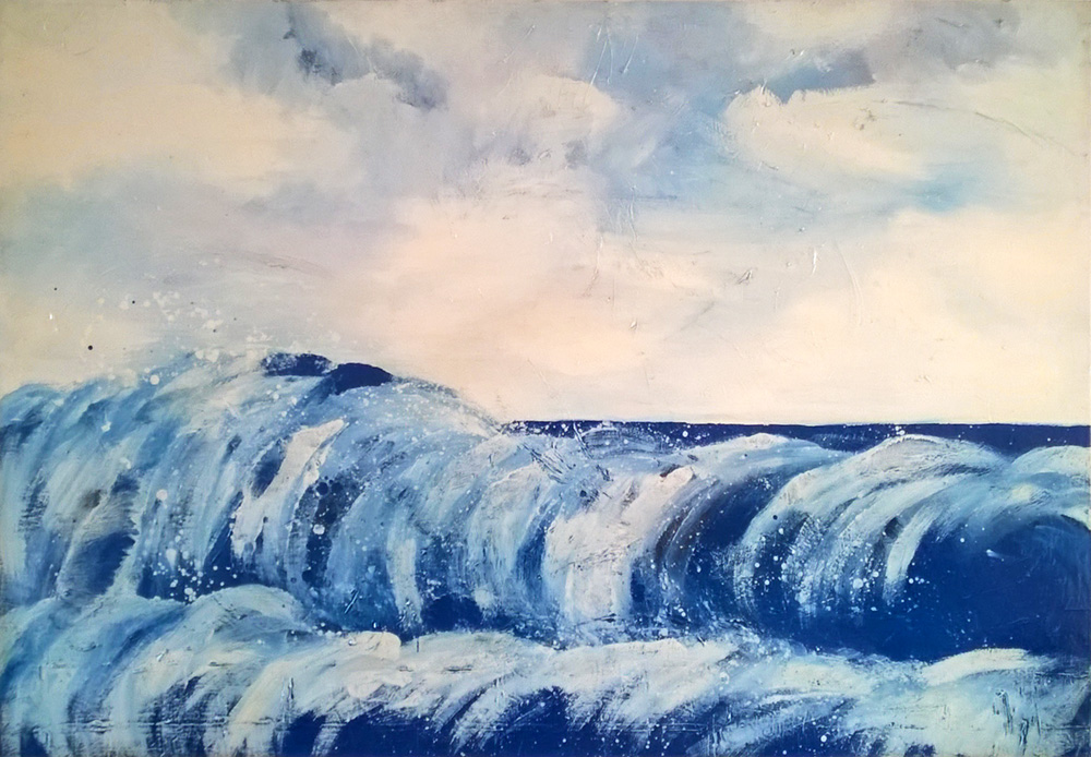 Surf, a painting by Guido Vrolix