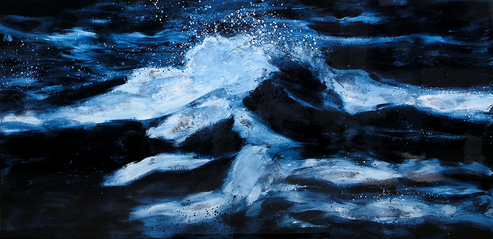 Wave, a painting by Guido Vrolix