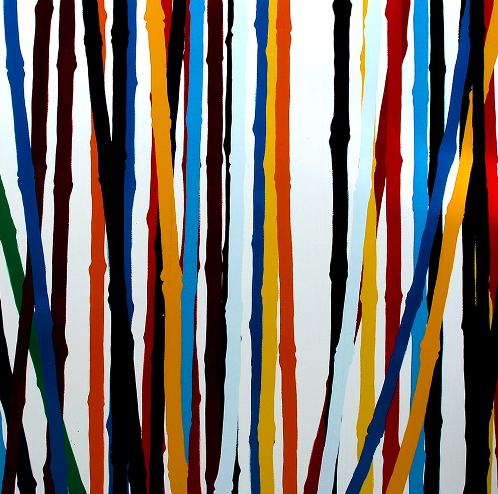 Bamboo 2, a painting by Guido Vrolix