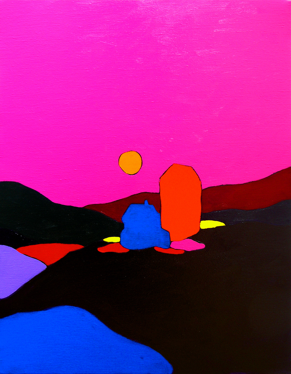 Sunset 4,a painting by Guido Vrolix