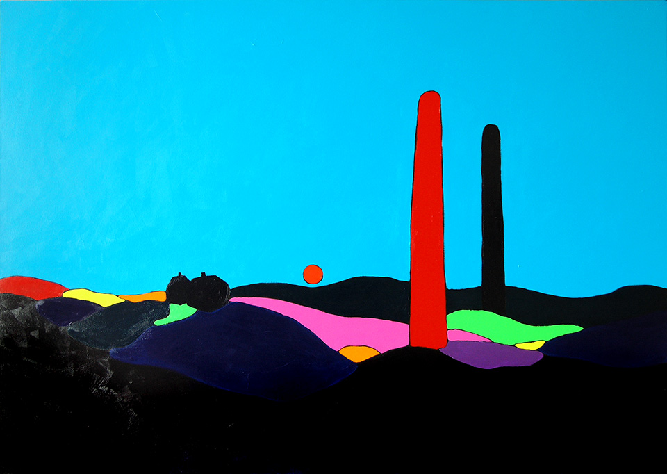 Sunset 6, a painting by Guido Vrolix