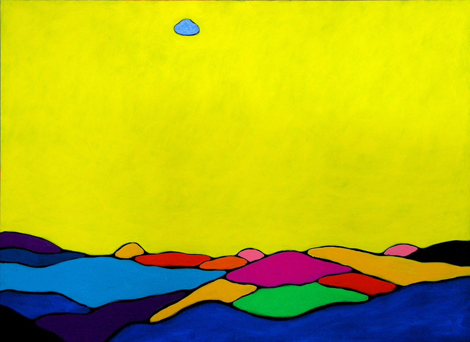 UFO 3,a painting by Guido Vrolix