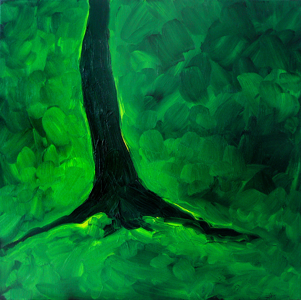 Tree 10, a painting by Guido Vrolix