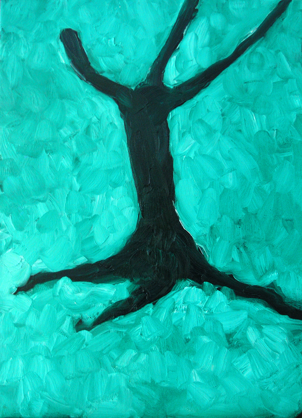 Tree 7, a painting by Guido Vrolix