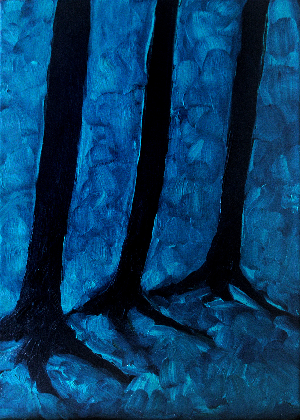 Tree 5, a painting by Guido Vrolix