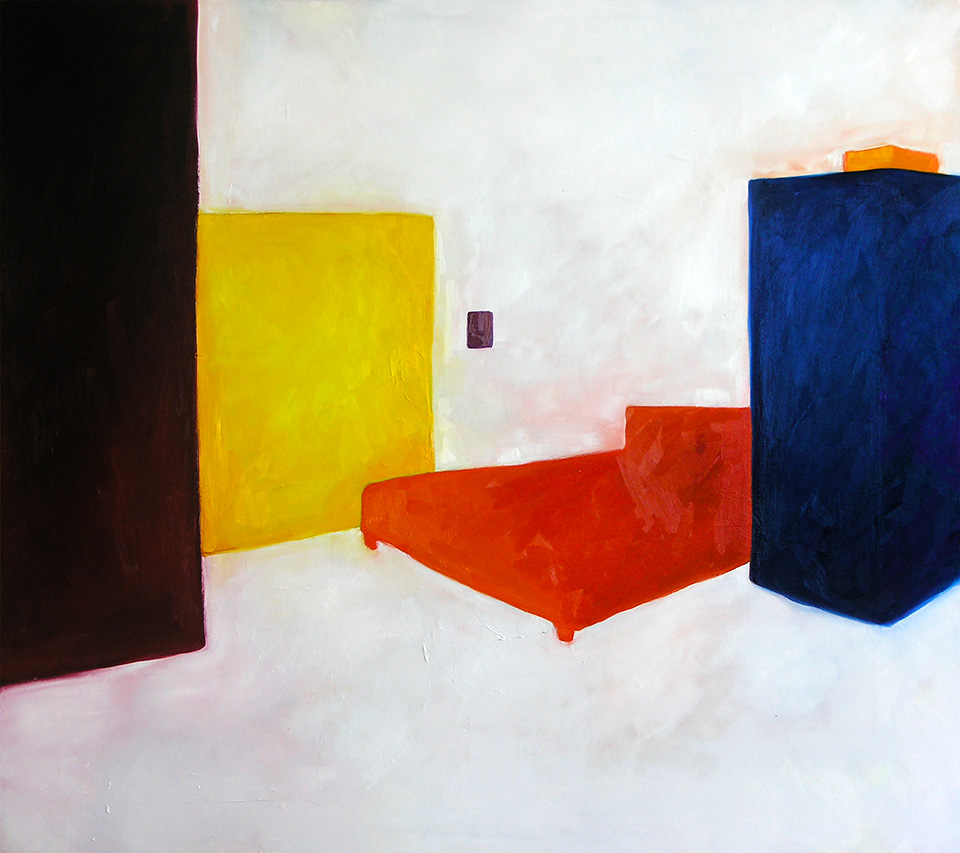 The Red Bed, a painting by Guido Vrolix