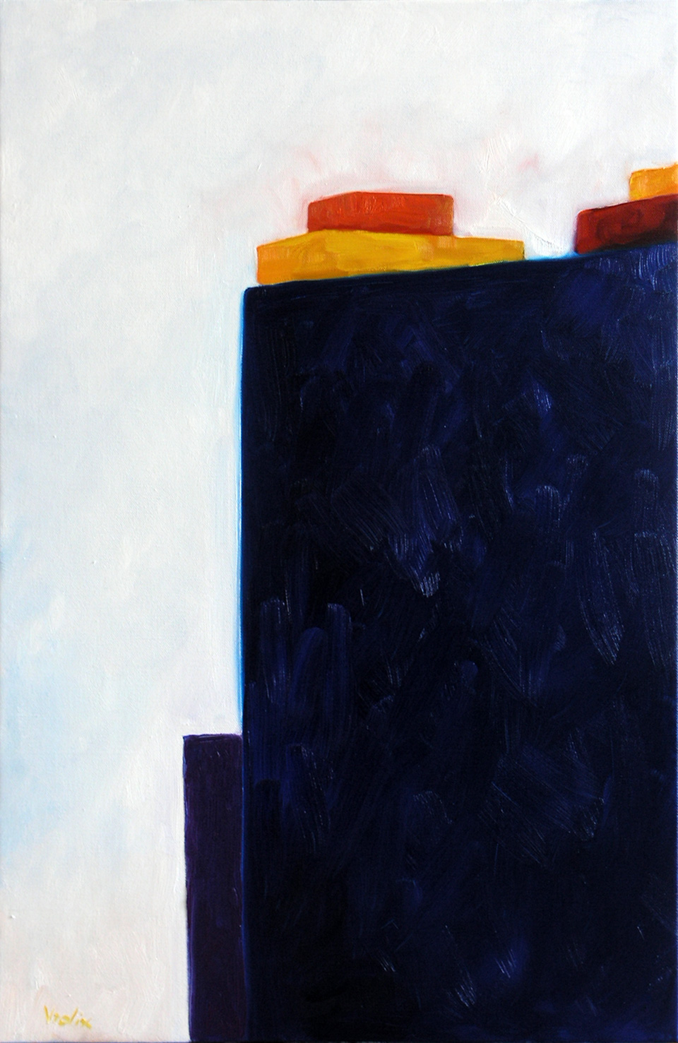 Boxes, a painting by Guido Vrolix