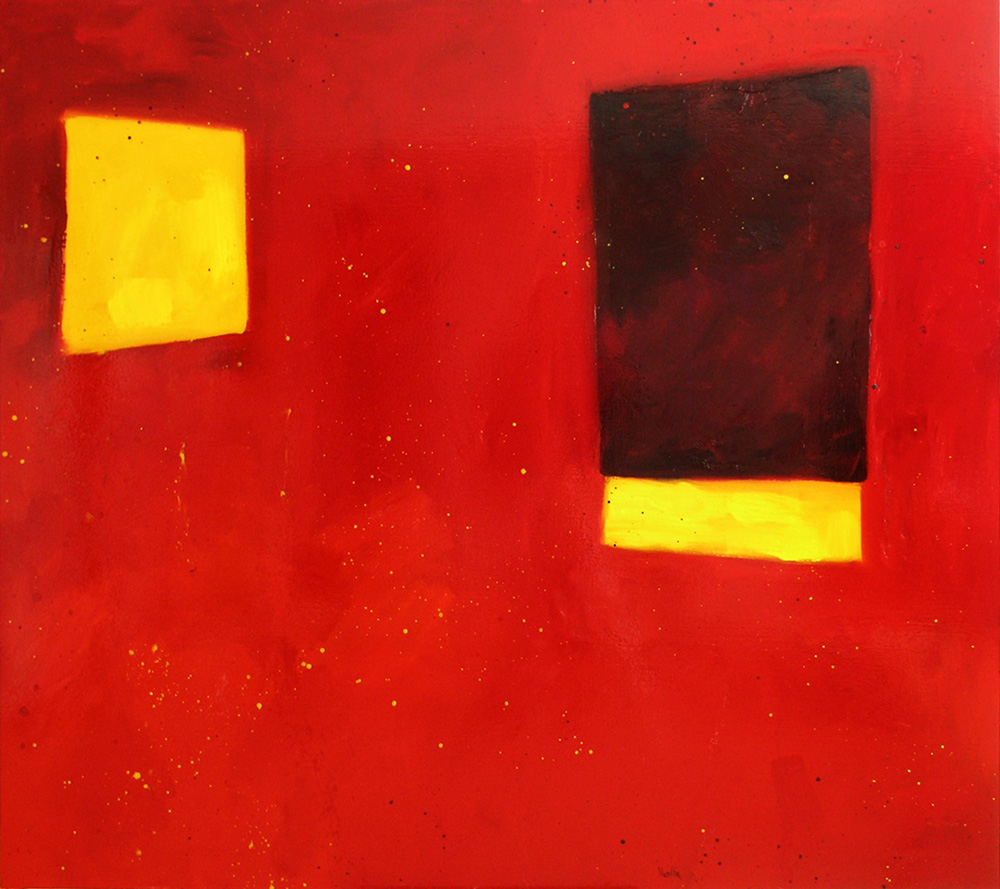 Red Corner, a painting by Guido Vrolix