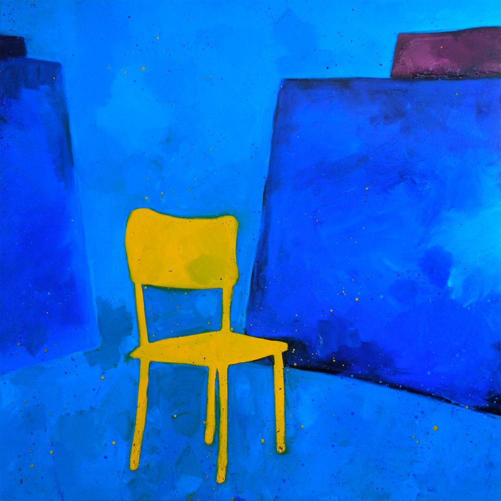 The Blue Studio, a painting by Guido Vrolix