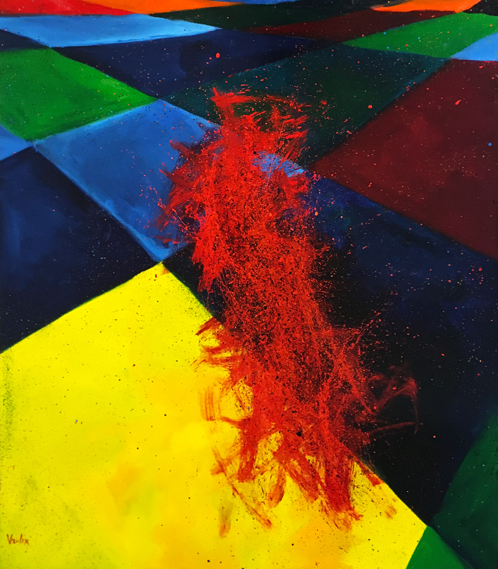 Yūrei 1, a painting by Guido Vrolix