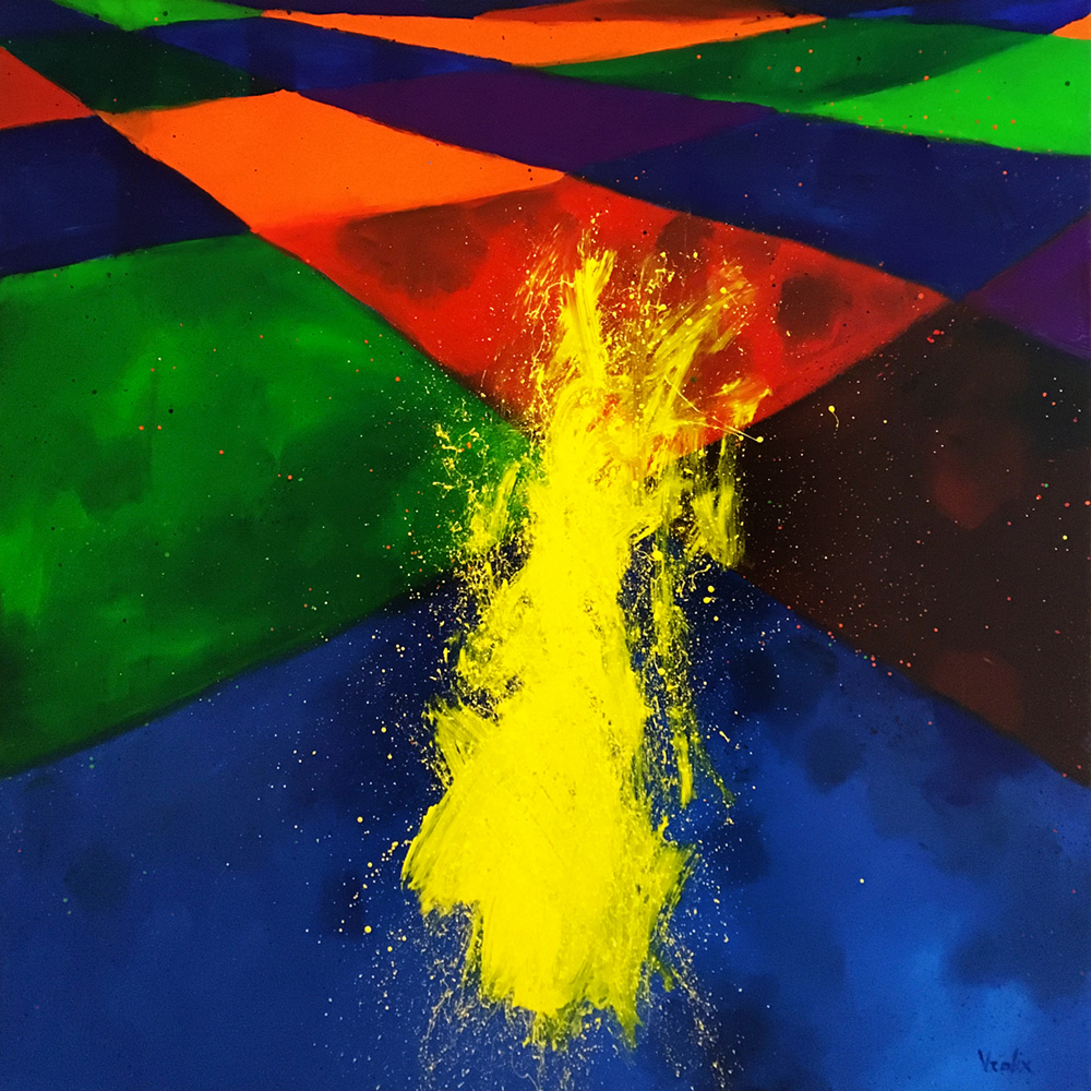 Yūrei 2, a painting by Guido Vrolix