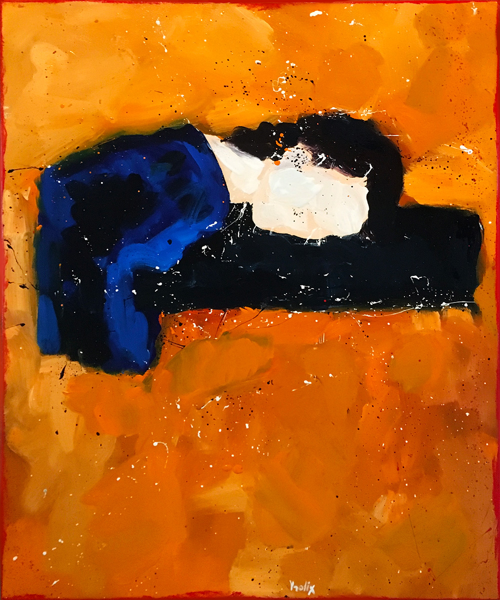 The Migraine, a painting by Guido Vrolix