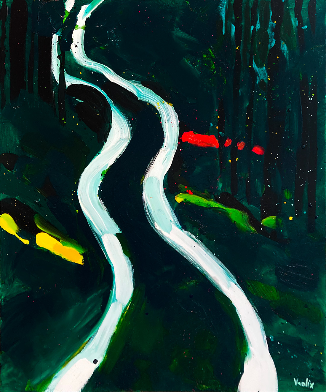 The Road Ahead, a painting by Guido Vrolix