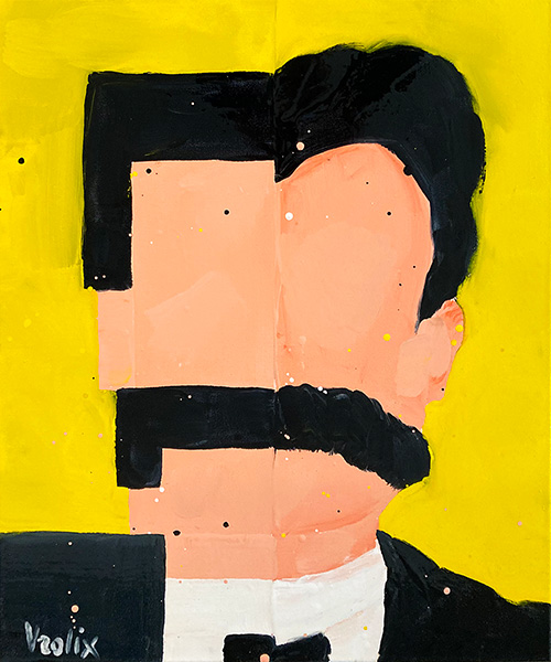 Nietzsche, a painting by Guido Vrolix