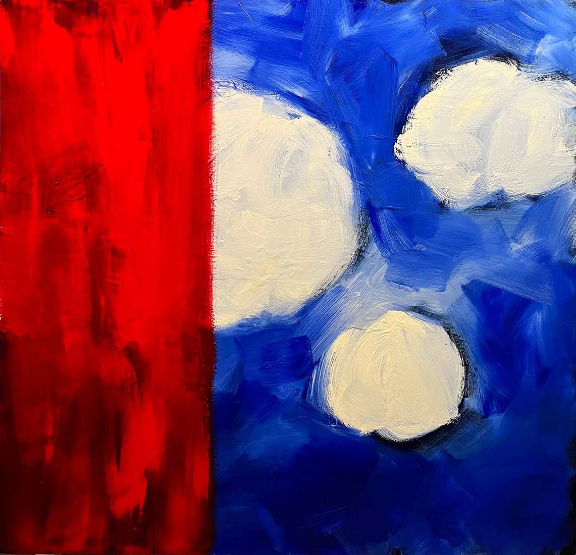 The Eruption, a painting by Guido Vrolix