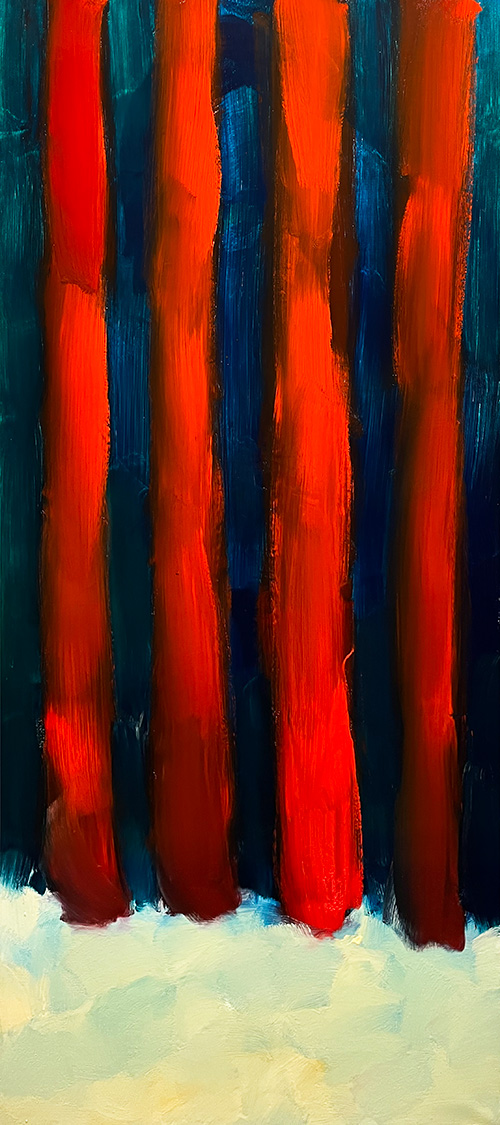 The Secret Life of Trees 1, a painting by Guido Vrolix