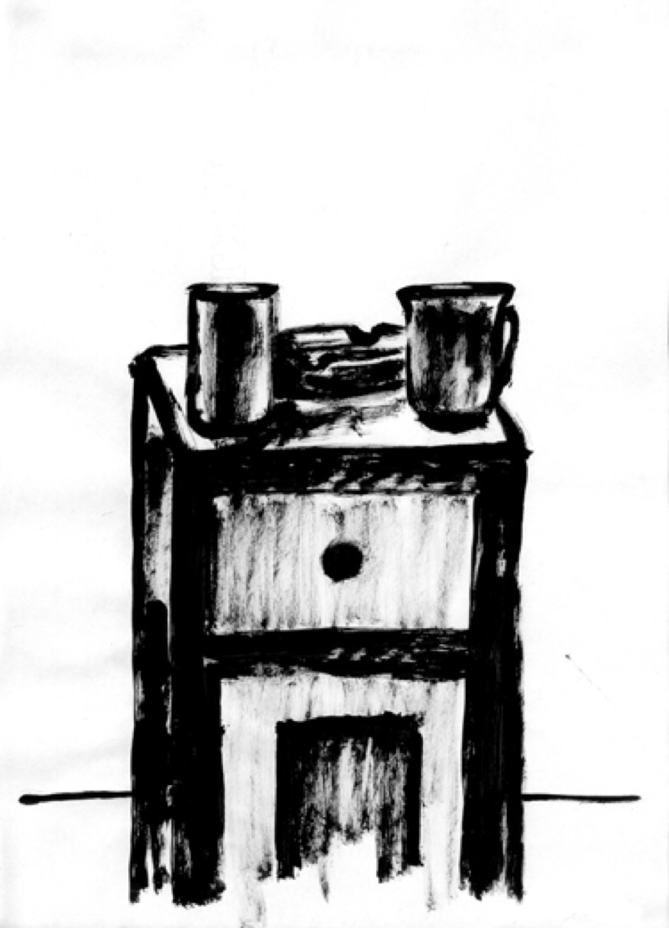 Coffee, A drawing by Guido Vrolix
