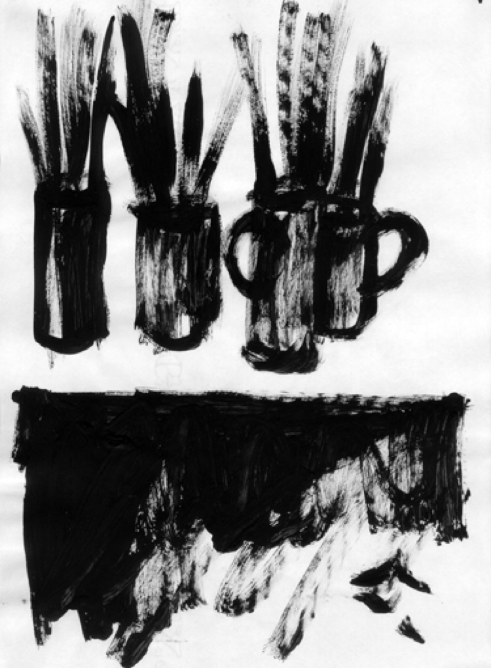 Brushes, A drawing by Guido Vrolix