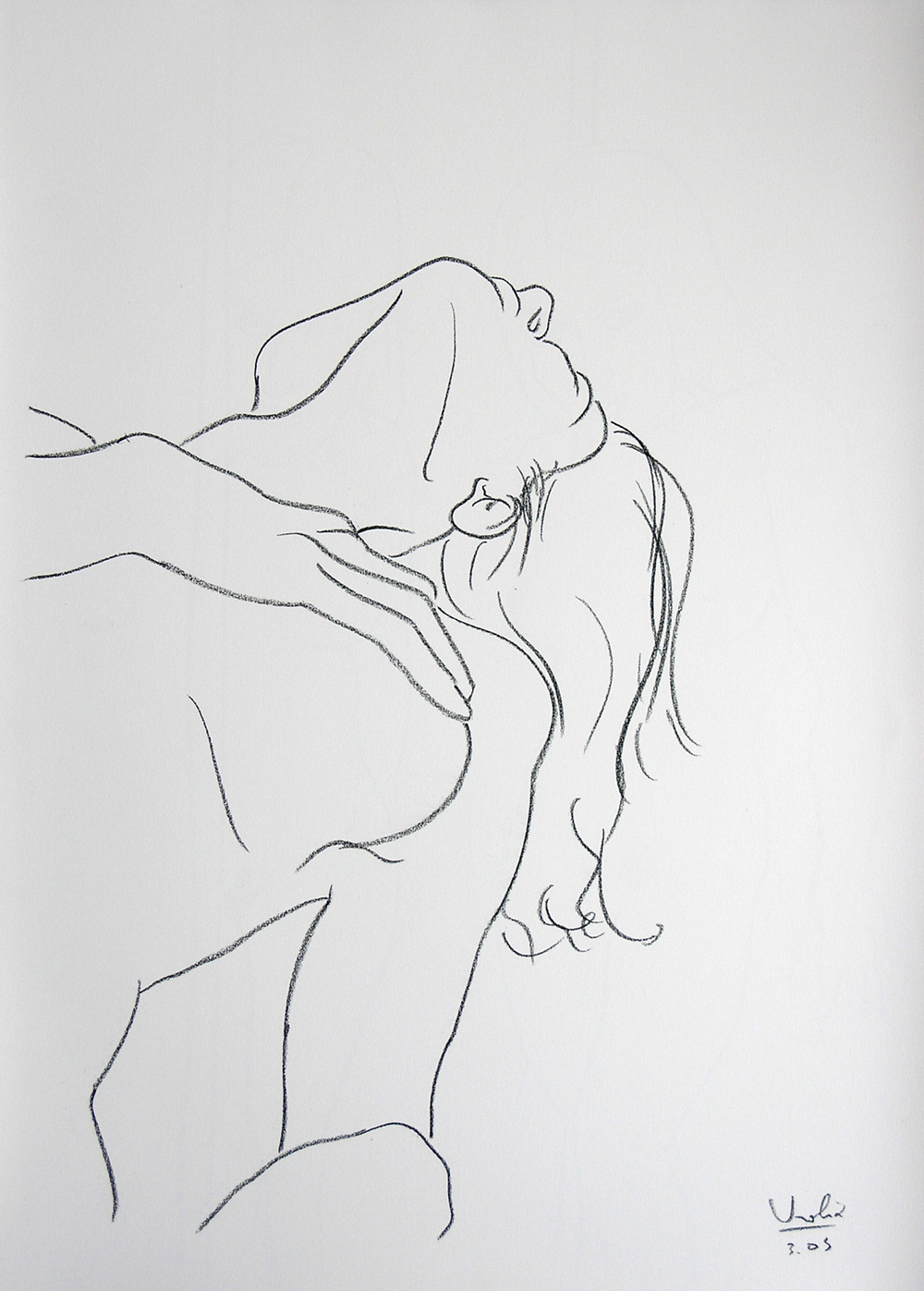 Line, a drawing series by Guido Vrolix