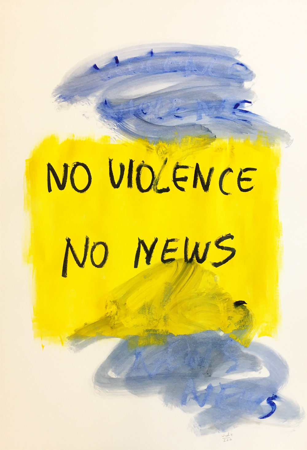 No Violence, No News, by Guido Vrolix