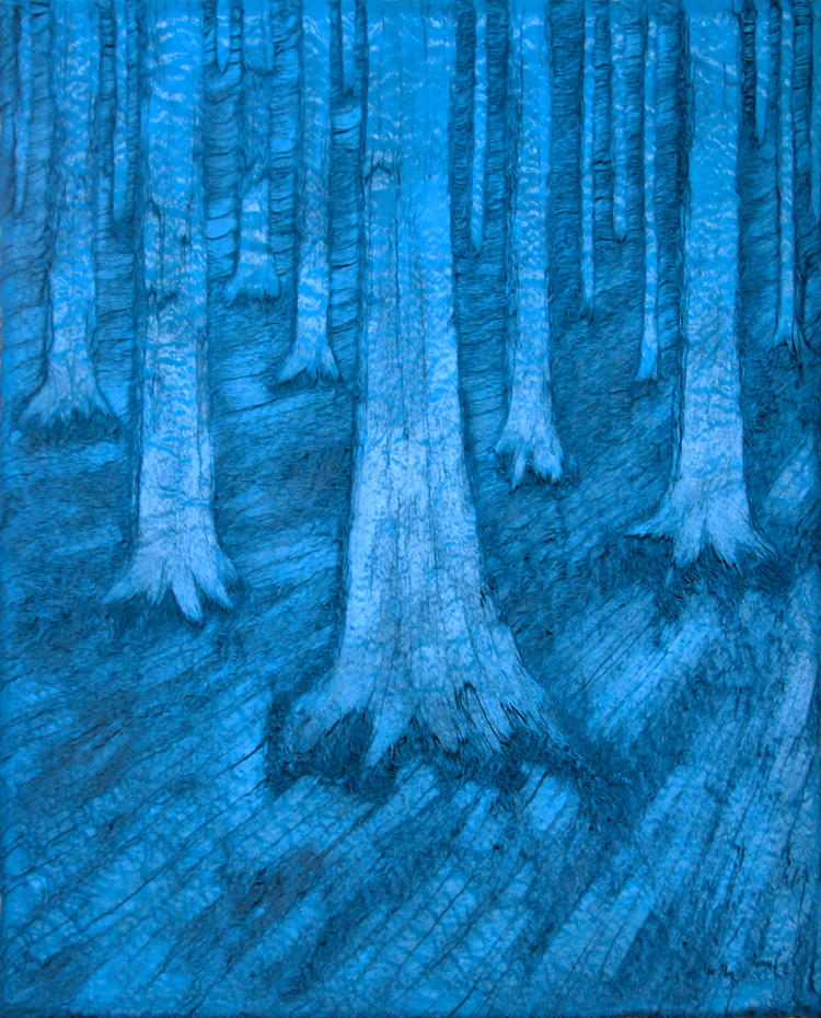 The Woods, a painting by Guido Vrolix