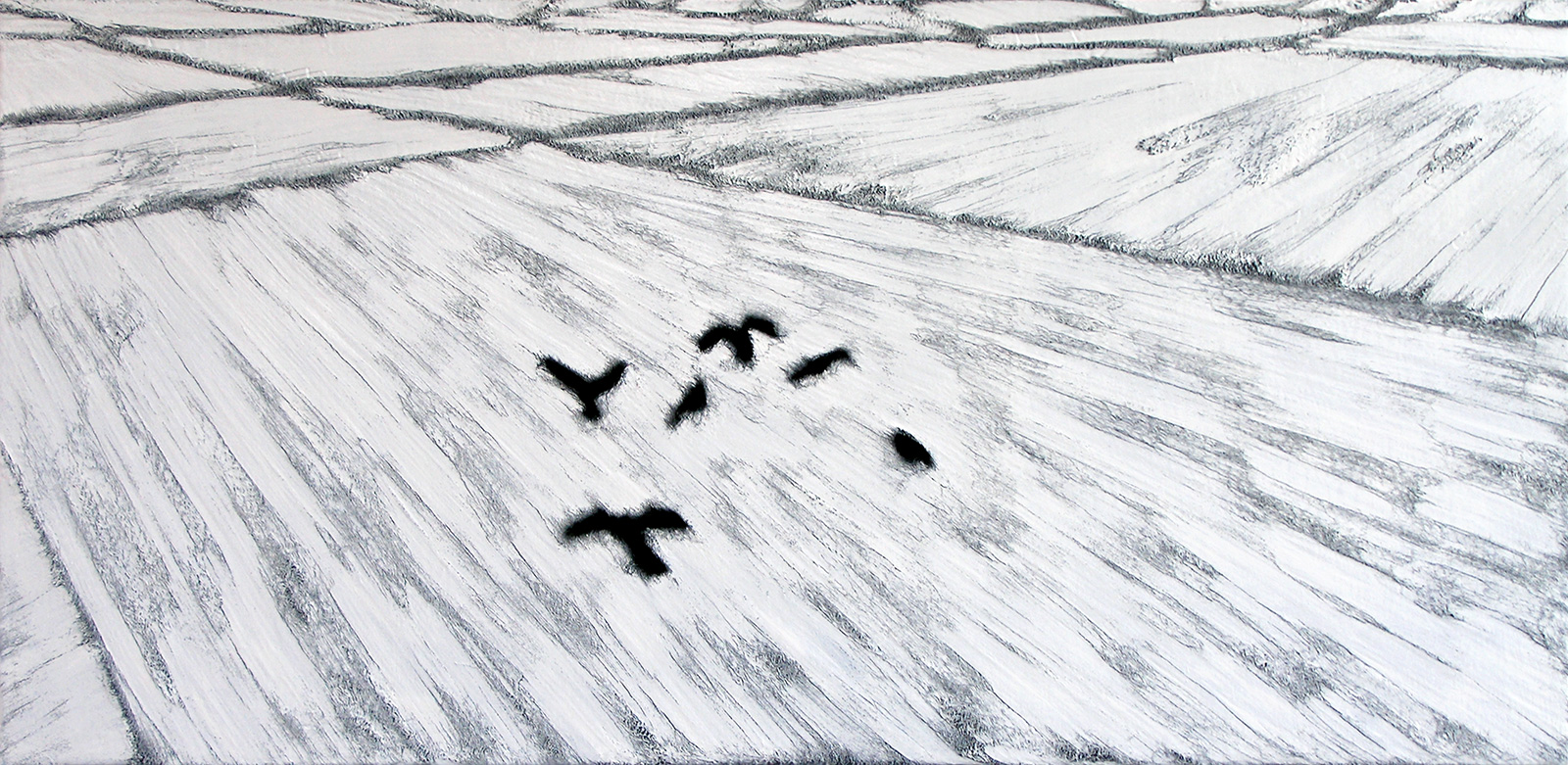 Crows, a painting by Guido Vrolix