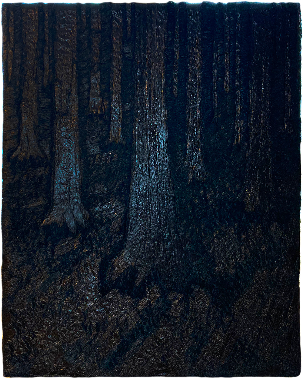 Forest, a painting by Guido Vrolix