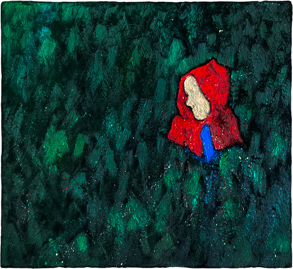 Little Red Ridinghood, a painting by Guido Vrolix